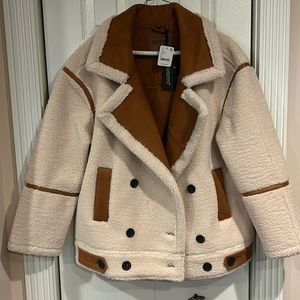 From Free people blanknyc Sherpa coat